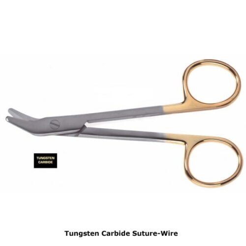 Suture-Wire Tungsten Carbide Scissors