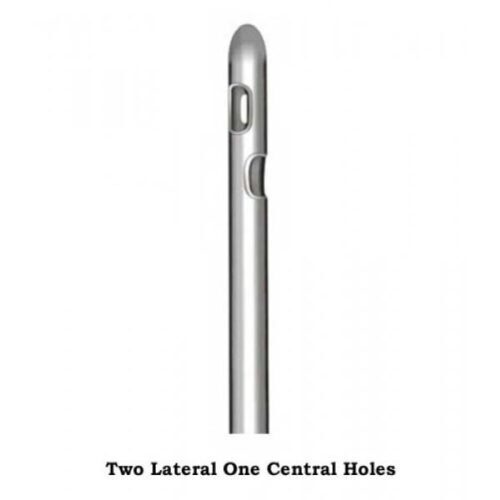 Two Lateral Holes, One Central Holes Suction Cannula